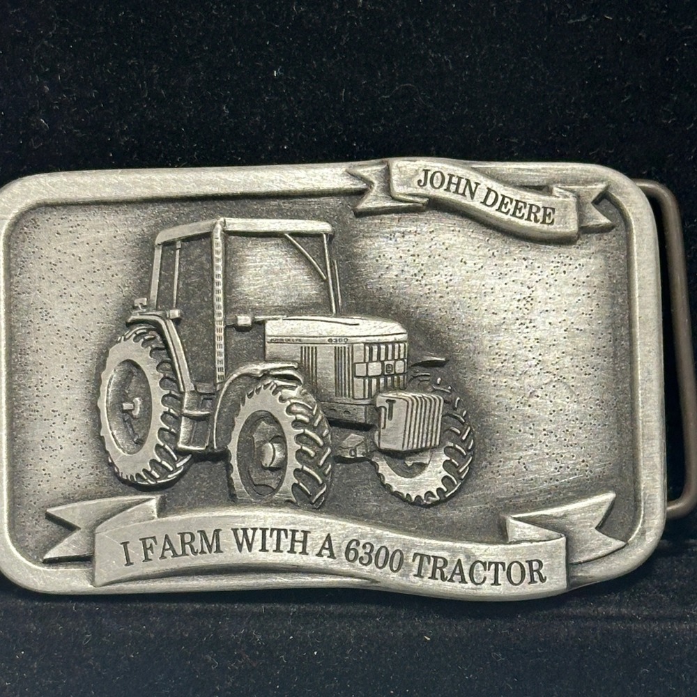 Vintage 1993 John Deere 6300 Tractor I Farm With Farm Collector Belt Buckle